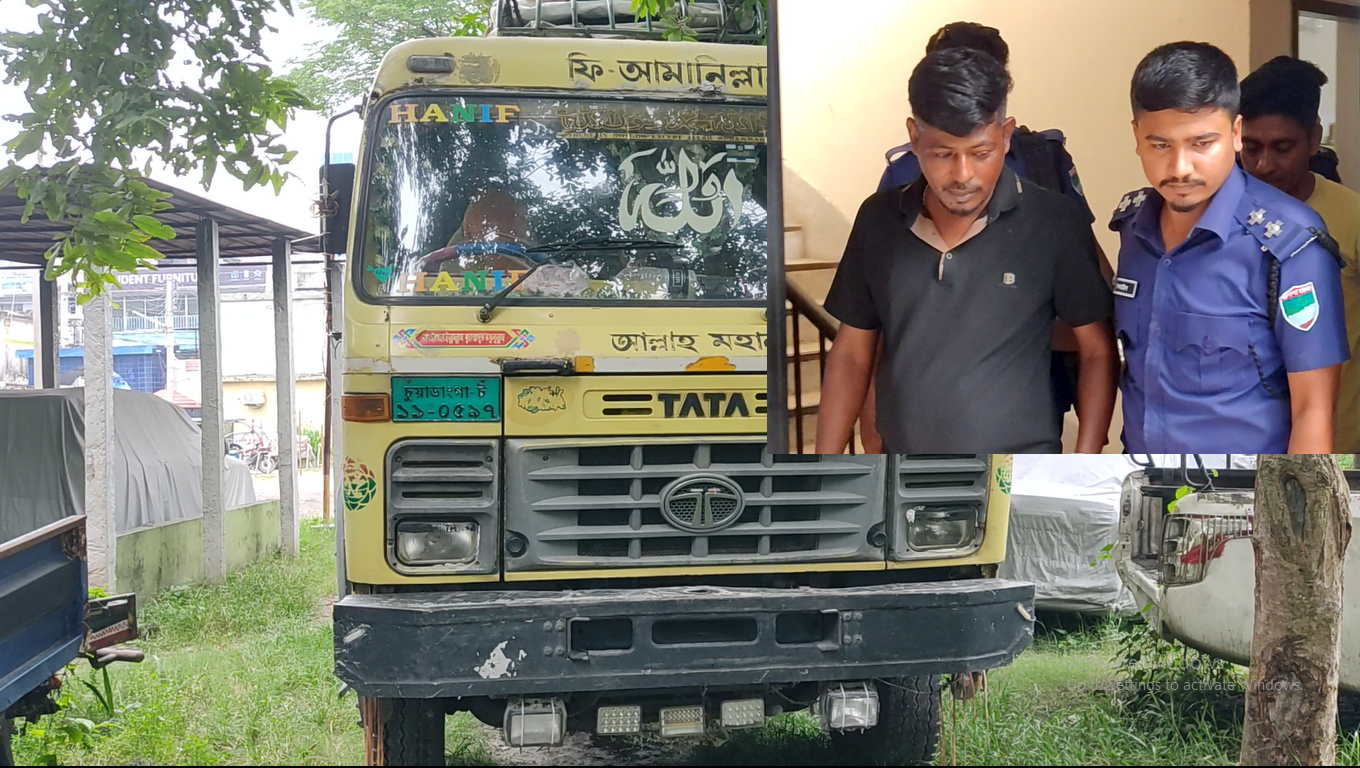 কুষ্টিয়ায় ১০ চাকার ট্রাক ভর্তি ১২ টন সন্দেহভাজন অবৈধ তরল চিনি জব্দ, আটক ৬